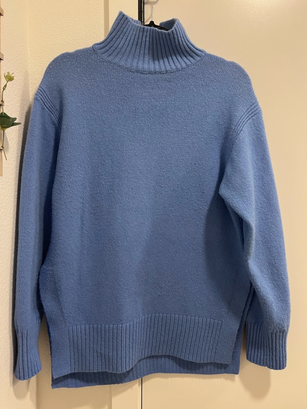 H&M Blue knitted Sweater OVERSIZED TURTLENECK SWEATER